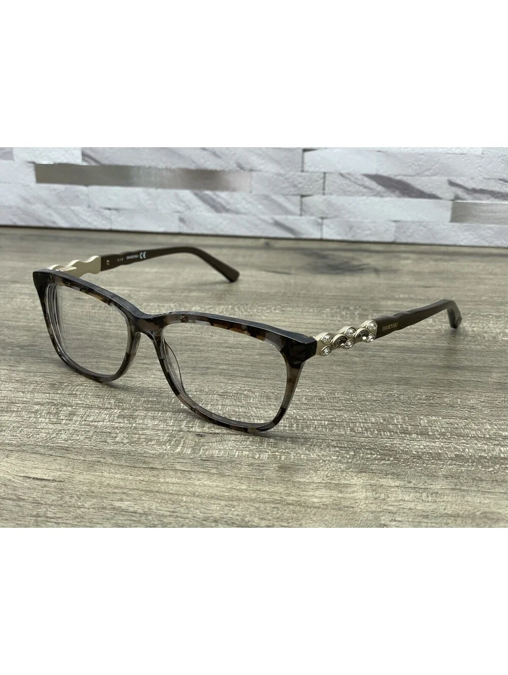 Swarovski SW5133 Fancy 059 w/ Crystals 54-15-140 Women’s Brown Eyeglasses Frames